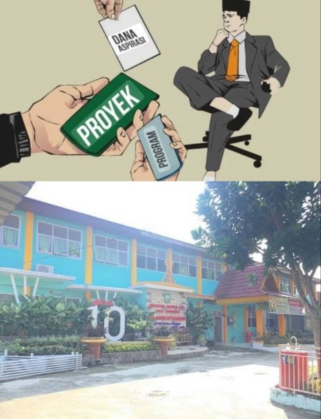 Pokir Rehab Aula SMA 10 Pekanbaru Diduga Milik Karmila Sari, Amburadul! Pokir Rehab Aula SMA 10 Pekanbaru Diduga Milik Karmila Sari, Amburadul!