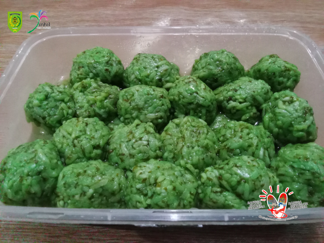 Cobain Kudapan Tradisional Tapai Ketan Hijau, Makanan Khas Orang Bajar Tembilahan