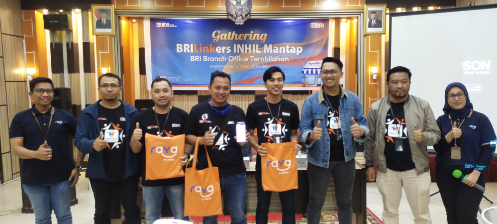 BRI Branch Office Tembilahan Gelar Gathering BRILinkers Se- Inhil