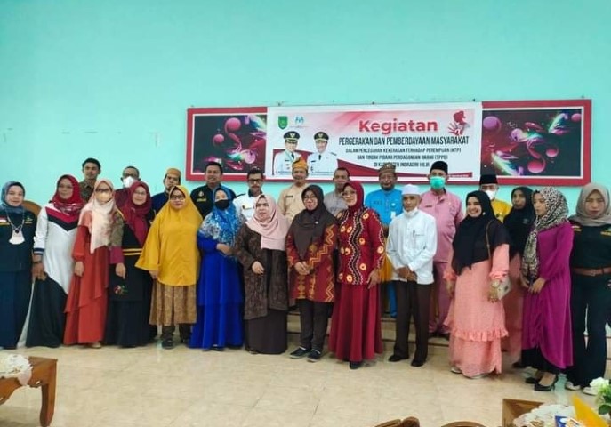 Cegah Kekerasan Terhadap Perempuan, DP2KBP3A Inhil Laksanakan Giat Pergerakan dan Pemberdayaan Masyarakat