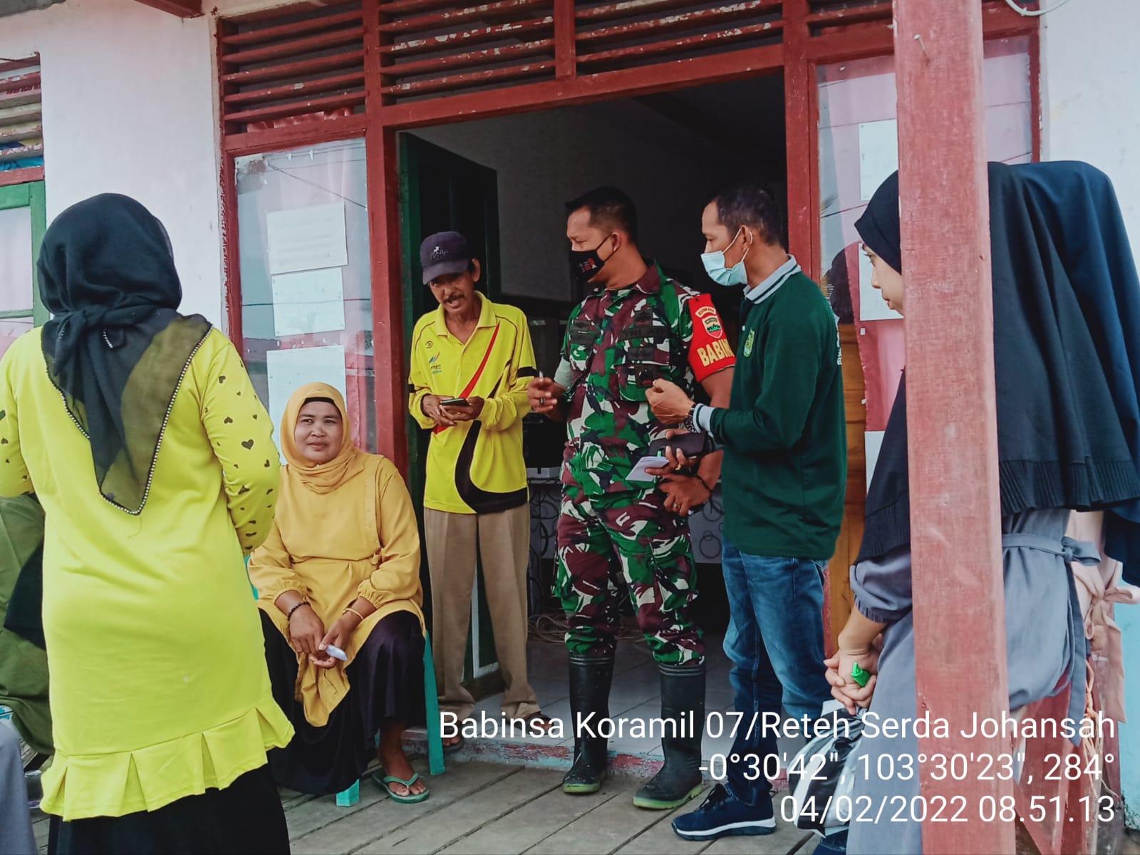 Babinsa Serda Johansyah Rutin Lakukan Komsos