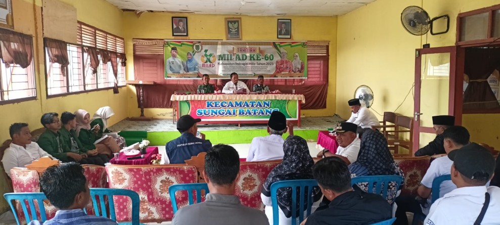 Babinsa Koramil 07/Reteh Ikuti Pembentukan Panitia MTQ ke XV dan HUT RI ke 80 Kecamatan Sungai Batang