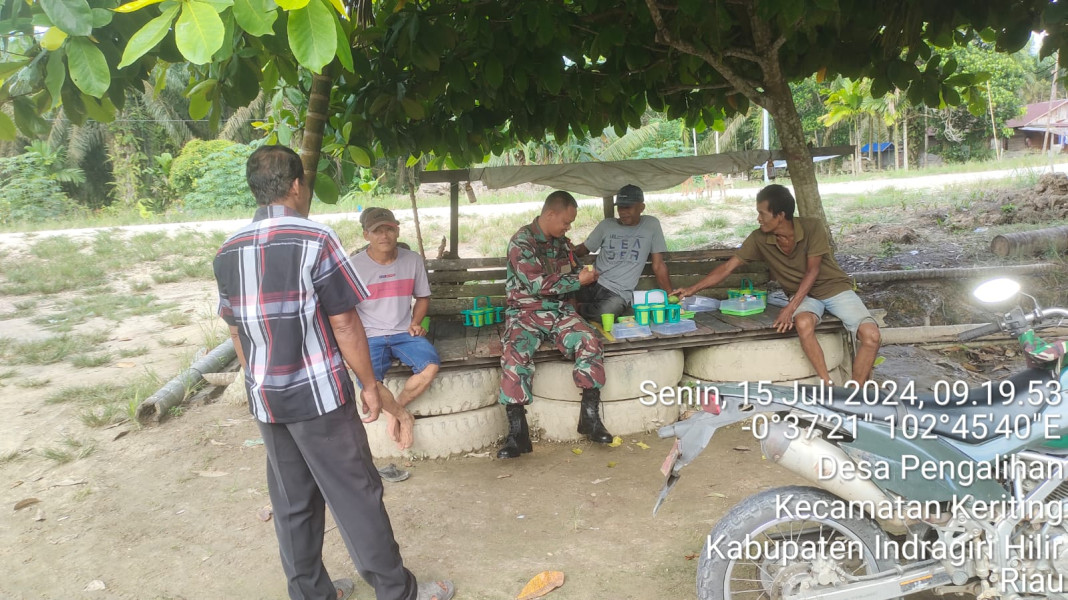 Babinsa Serda Darmadi Himbau Masyarakat Untuk Jauhi Narkoba Agar Terciptanya Wilayah Tentram dan Damai