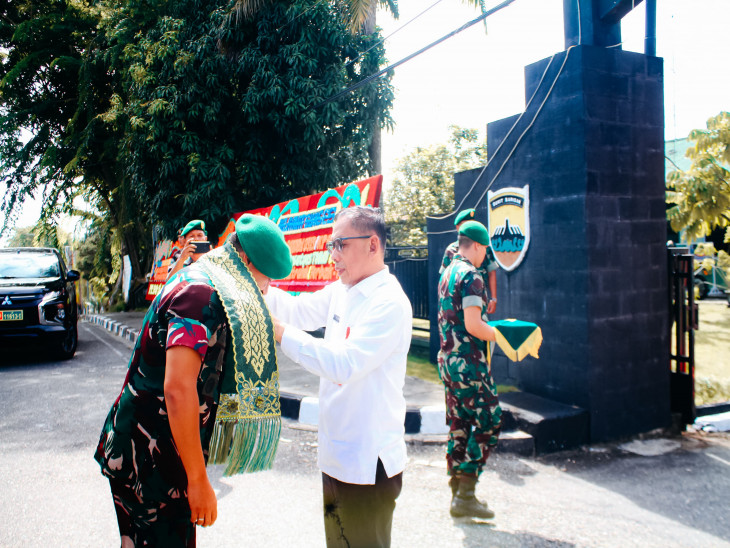 Asisten III Ir.Azwan M.Si Sambut Dandim 0313/KPR Atas Prestasi Kodim 0313/KPR