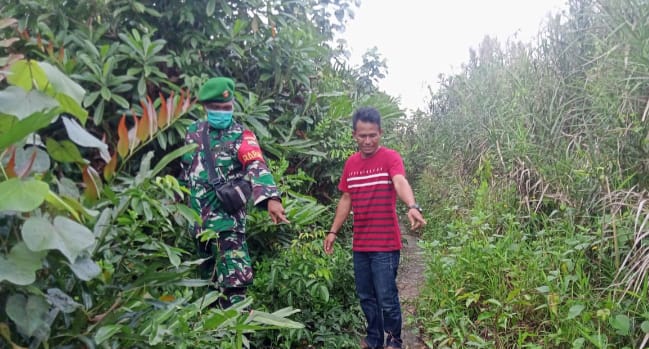 Sertu K. Panjaitan Menyampaikan Kepada Warga Dampak Akibat Karlahut