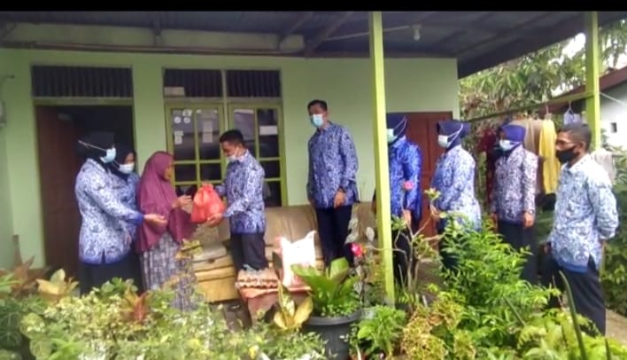 Anjangsana ASN Polres Inhil ke Rumah Purnawirawan Polri 