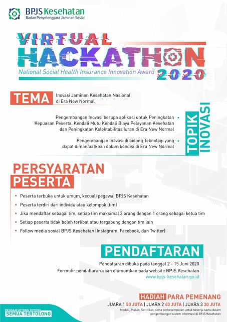 Mengenal Recehan Sehat (REHAT), Jawara Virtual Hackathon BPJS Kesehatan