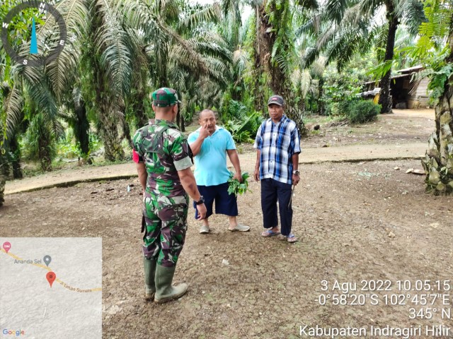 Serda Darmadi Terus Himbau Warga untuk Tidak Lakukan Karhutla