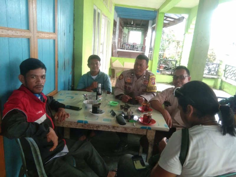 Menuju Pilkada Damai, Bhabinkamtibmas Polsek Gaung Gelar Cooling System