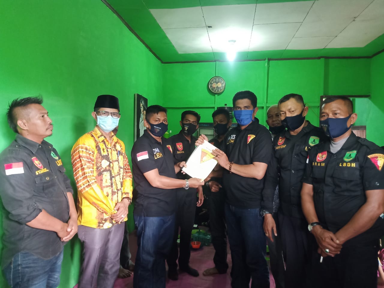 Pengurus Mada LBDH Inhil Kunjungi Desa Karya Tani