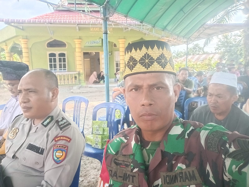 Peresmian Gerakan Masyarakat Anti Narkoba Langsung Dihadiri Danramil Kemuning