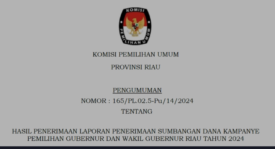Paslon 1 dan 2 Disumbang Rakyat, Paslon 3 Tidak!