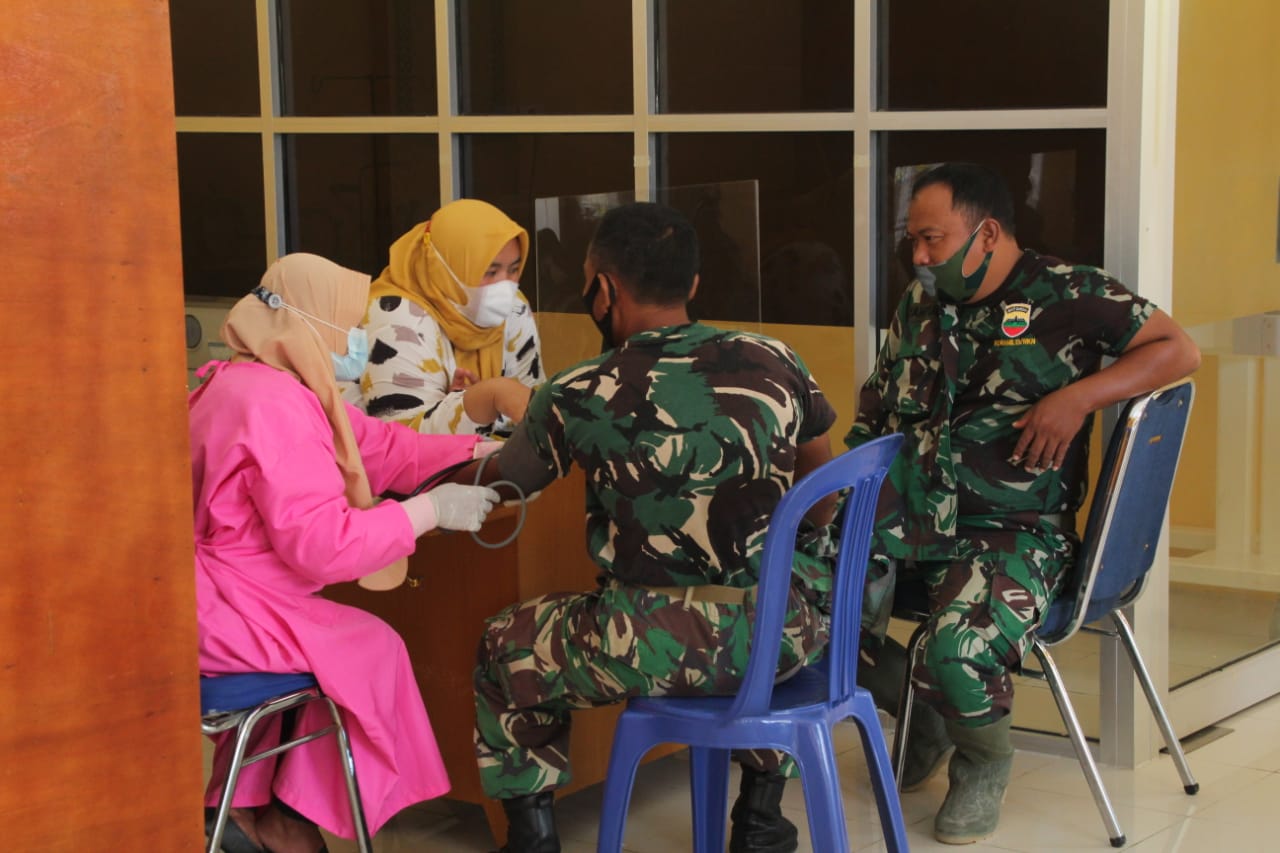 Demi Kelancaran dan Kenyamanan Salam Bertugas, Satgas TMMD Terima Suntik Vaksin Covid-19