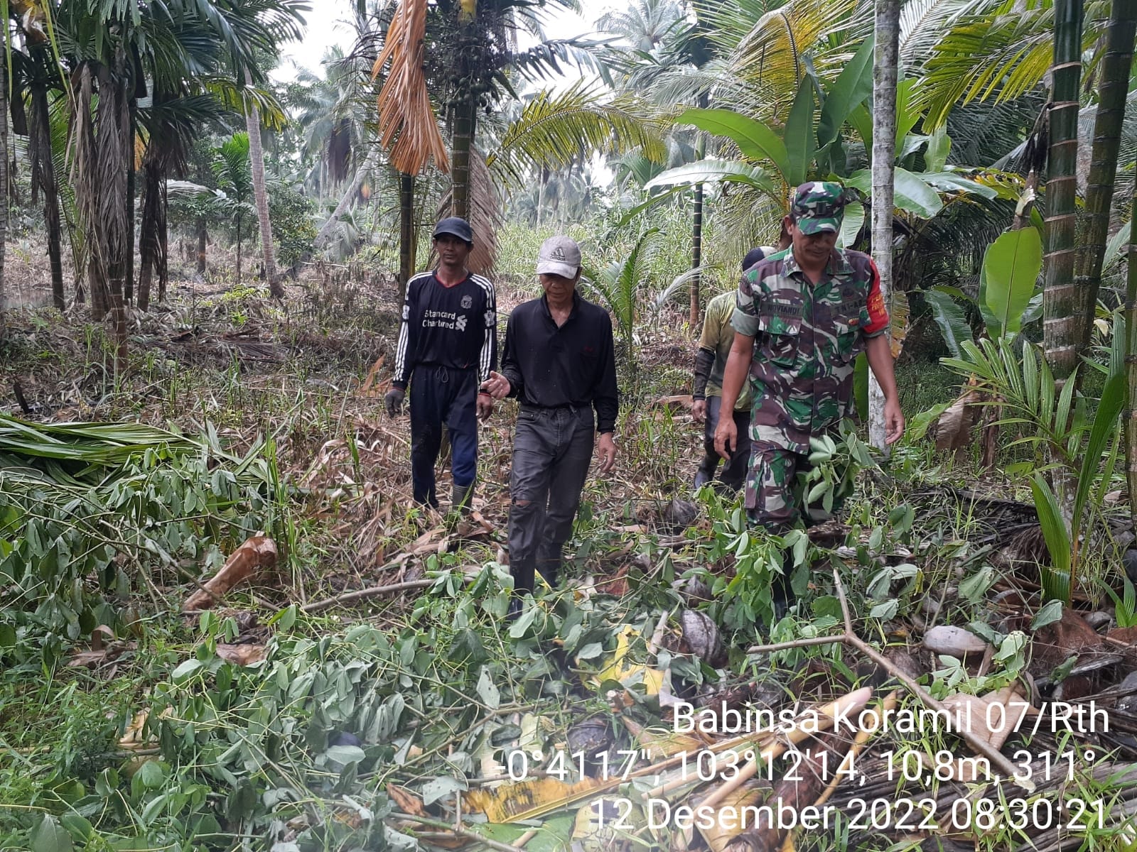 Sosialisasi Karlahut Bersama Pelda Nofiandi Di Wilayah Binaan