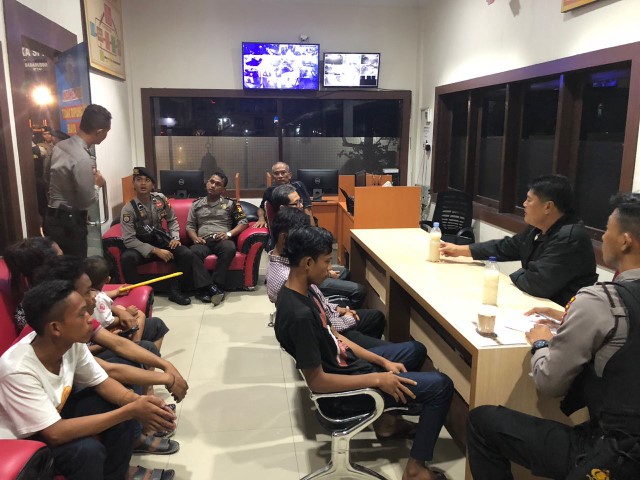 8 Orang Lelaki dan 1 Orang Wanita Diamankan Polrses Inhil, ini Penyebabnya 