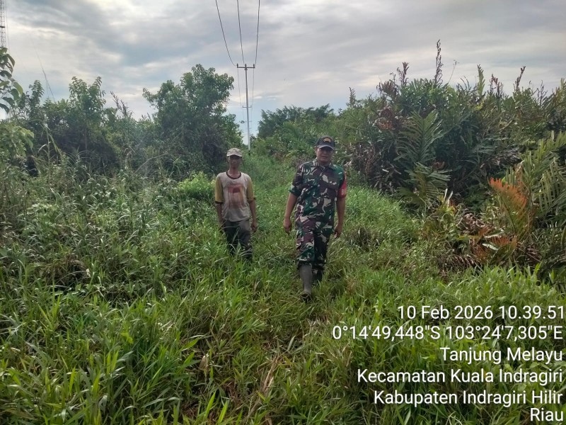 Serda Ali B. Harahap: Patroli Tapal Batas Penting untuk Antisipasi Karhutla di Tanjung Melayu