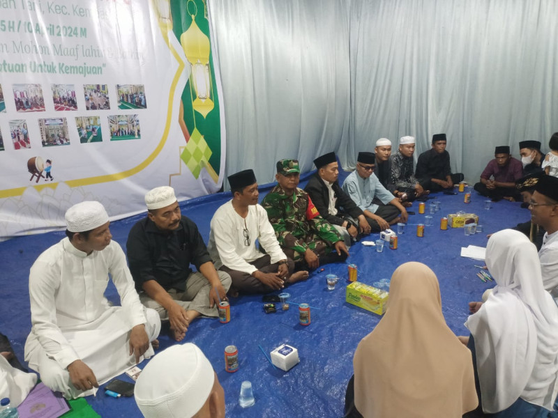 Babinsa 03/Tpl Hadiri Gema Takbir Akbar Malam 1 Syawal 1445 H Bersama Keluarga Besar IPHT 2