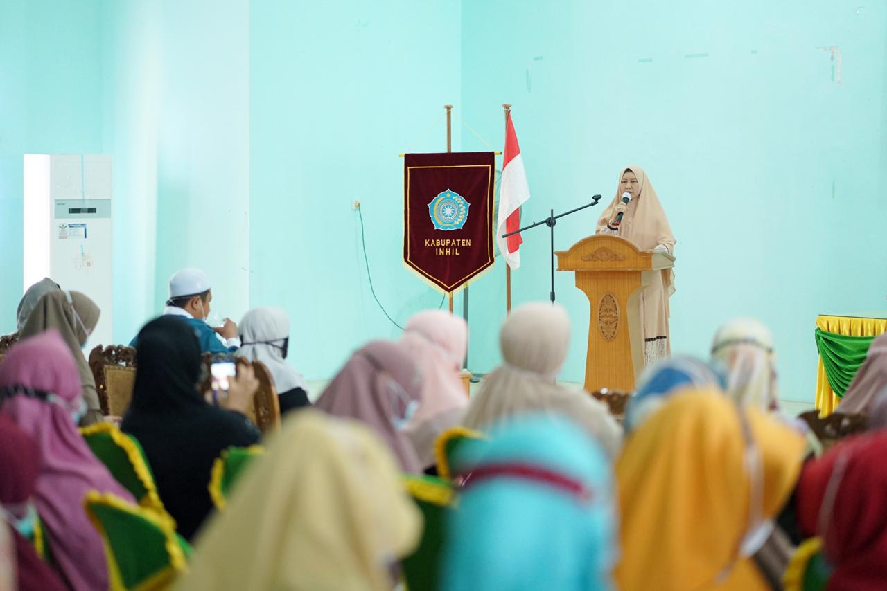 TP PKK Inhil Laksanakan Pengajian Rutin Bulanan