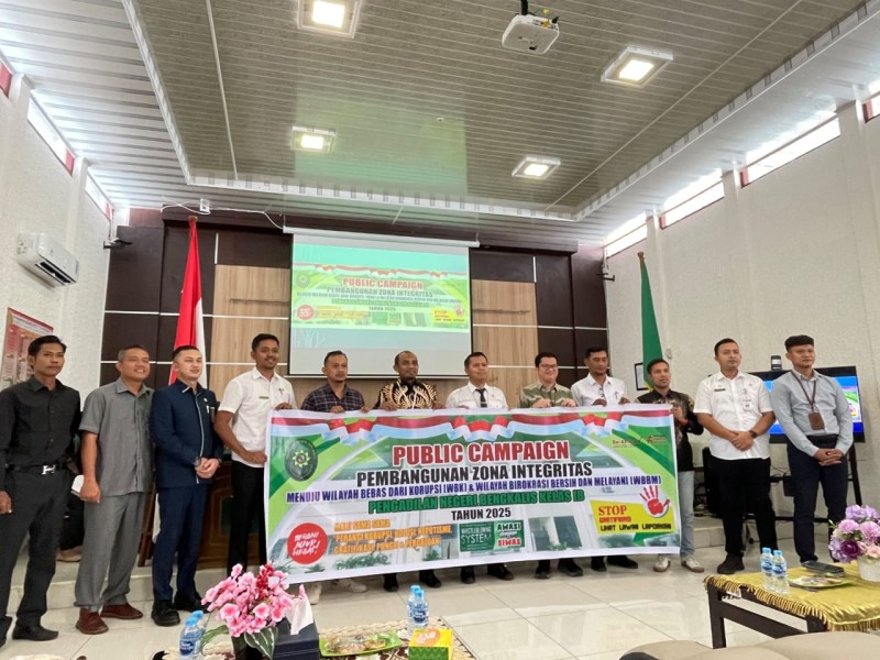 PN Bengkalis Gelar Sosialisasi Implementasi SK KMA, Aplikasi Pelayanan Publik, dan Zona Integritas Menuju WBK/WBBM