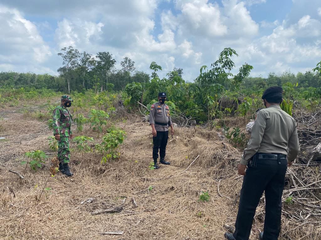 Dukung TMMD Ke-110 Kodim 0313/Kampar, Babinsa Laksanakan Patroli di Perkebunan