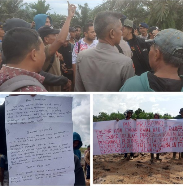 Petani ini Menjerit Minta Tolong ke Presiden dan Kapolri, Kebun Mereka Terancam Dirampas
