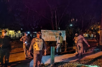 Bersantai Sampai Larut Malam, 3 Anak Dibawah Umur Dibubarkan Tim URC Satpol PP Inhil