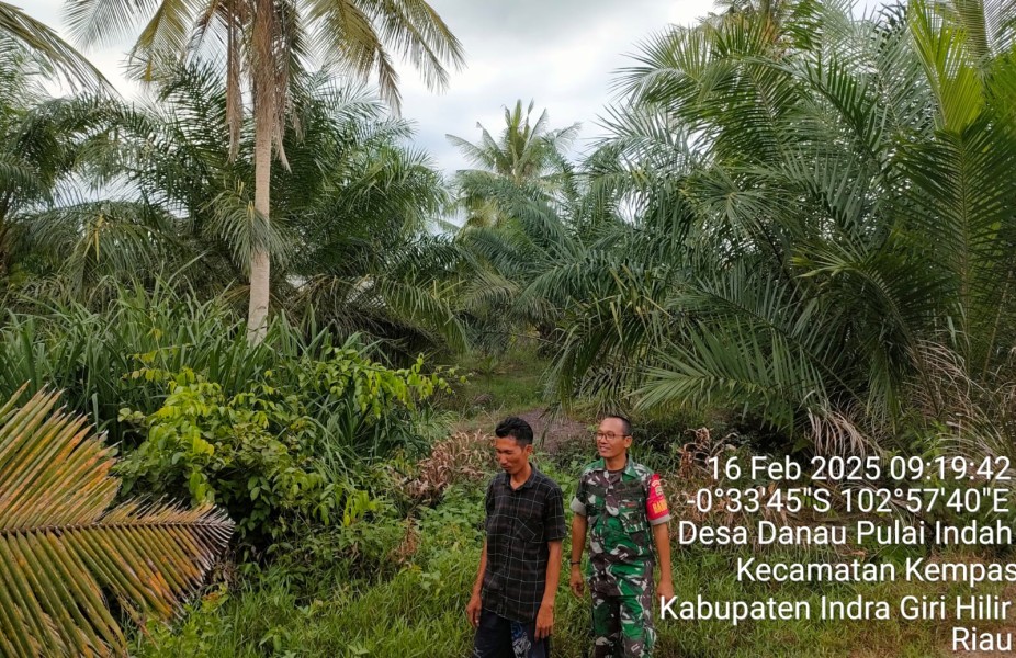 Babinsa Koramil 03/Tpl Pimpin Patroli Karhutla, Fokus Edukasi Dan Pencegahan Kebakaran