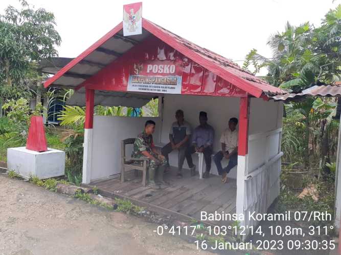 Pelda Nofiandi Rutin Lakukan Komsos di Kampung Pancasila