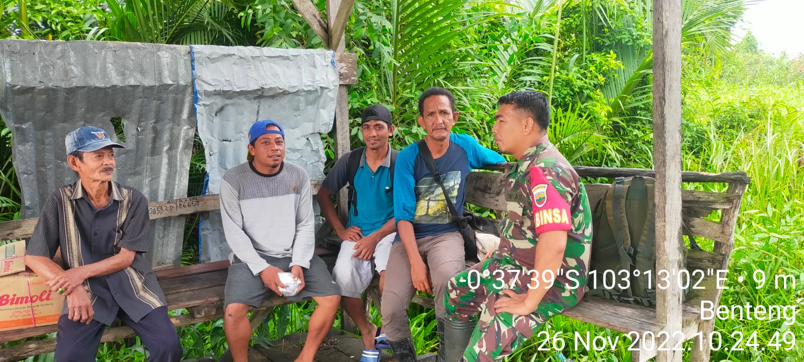 Saling Jaga Keamanan dan Ketertiban Desa Yang di Himbau Oleh Sertu Bendri A