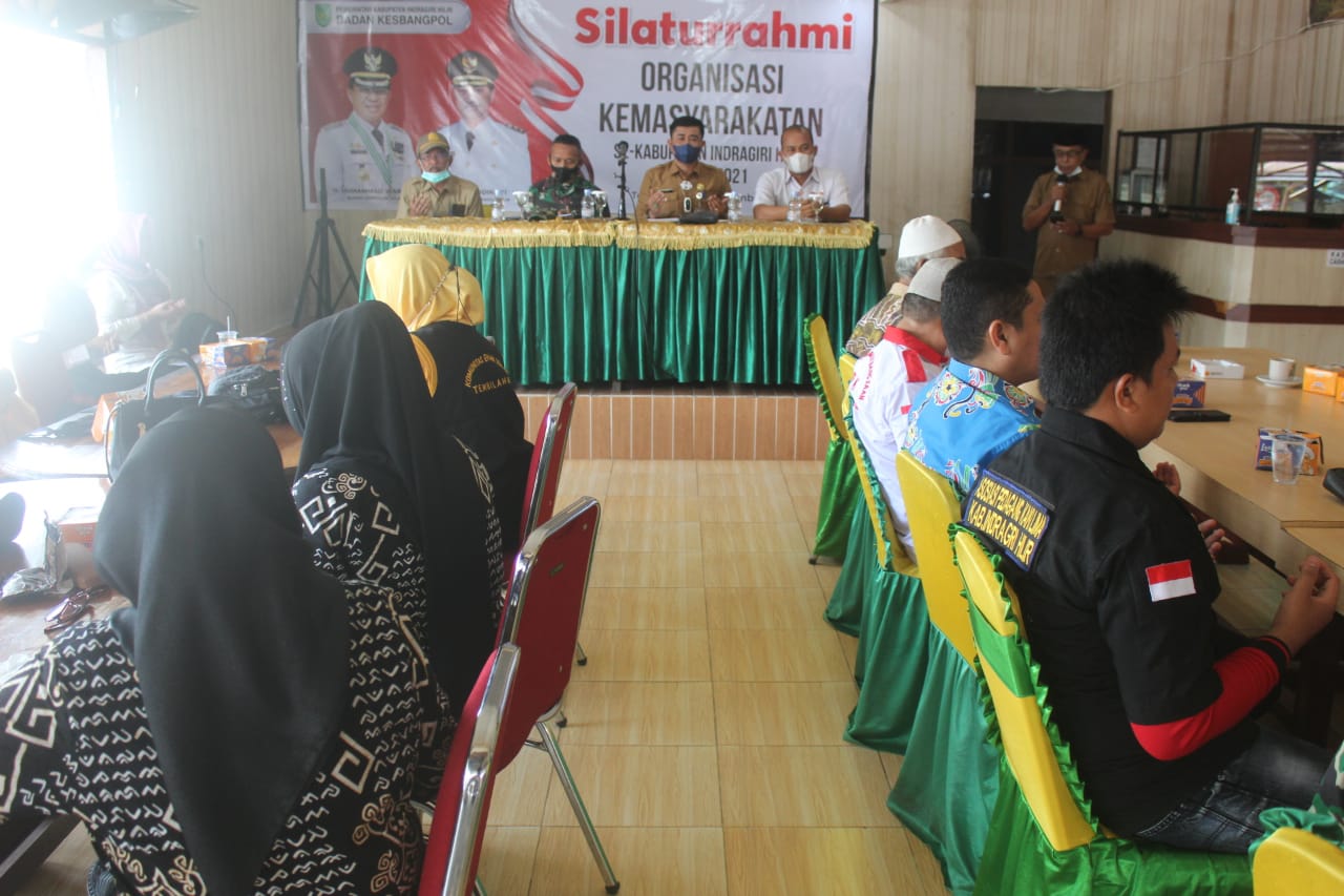 Kesbangpol Indragiri Hilir Mengadakan Silaturahmi Bersama Organisasi Kemasyarakatan