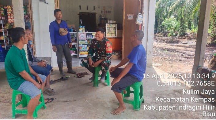 Koptu Jalaludin Jalin Silaturahmi dengan Kepala Dusun, Wujudkan Sinergi Pembangunan Desa