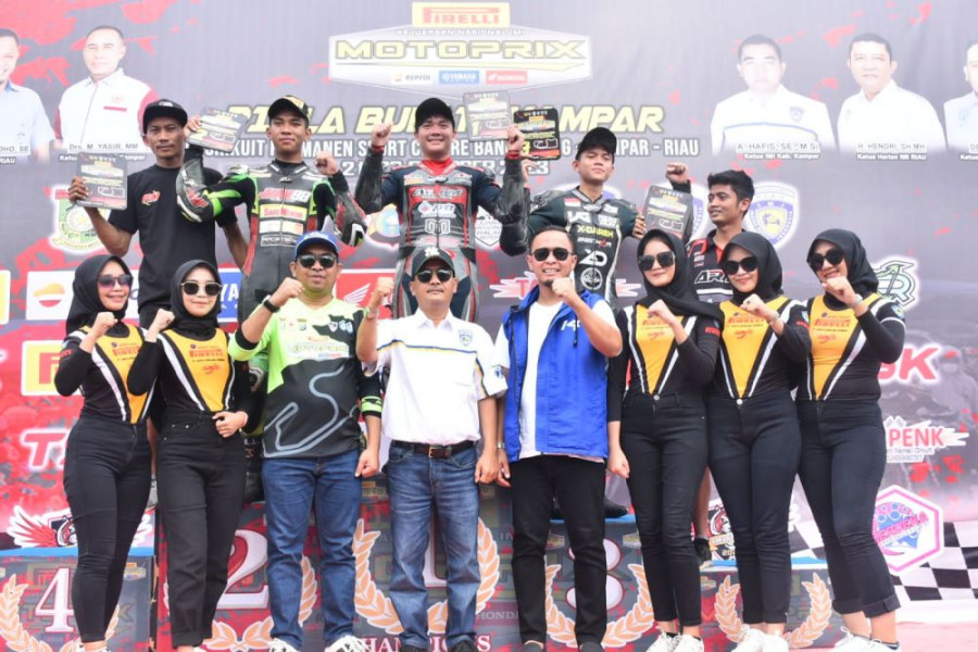 Berikut Para Juaranya, Kejuaraan Motorprix Putaran 4 Riau Dan Piala Bupati Kampar Usai