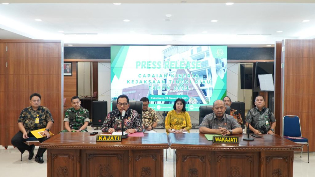 Ekspose Capaian Kinerja, Ini Refleksi Akhir Tahun Kejati Riau Tahun 2023