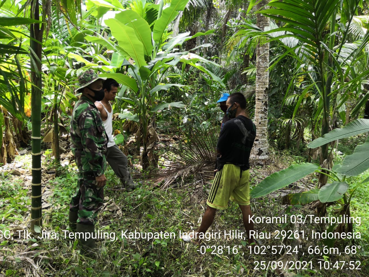 Babinsa Koramil 03/Tempuling Gencar Lakukan Patroli Daerah Rawan Karhutla