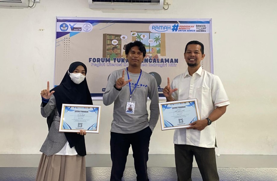 Penggiat Literasi Inhil Gelar Forum Tukar Pengalaman Pegiat Literasi