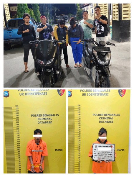 Polisi Tangkap Pelaku Pencuri Sepeda Motor Di RSUD Bengkalis