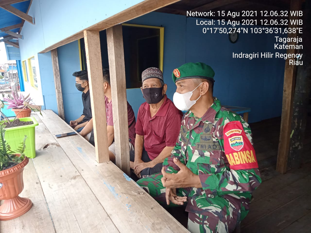 Serda Lendi Piter Sirimba Komsos Bersama Masyarakat di Pasar Sei Guntung