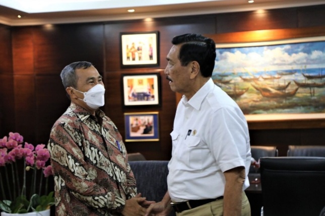 Temui LBP, Gubri Sebut Soal Mangrove Inhil 