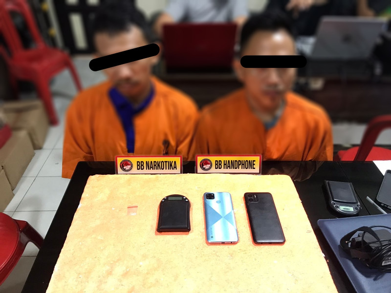 Dua Pelaku Tindak Pidana Jenis Shabu  0,13 Gram Berhasil Diamankan