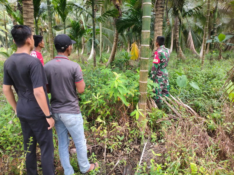 Guna Cegah Kebakaran, Babinsa Koramil 07/Reteh Rutin Laksanakan Patroli