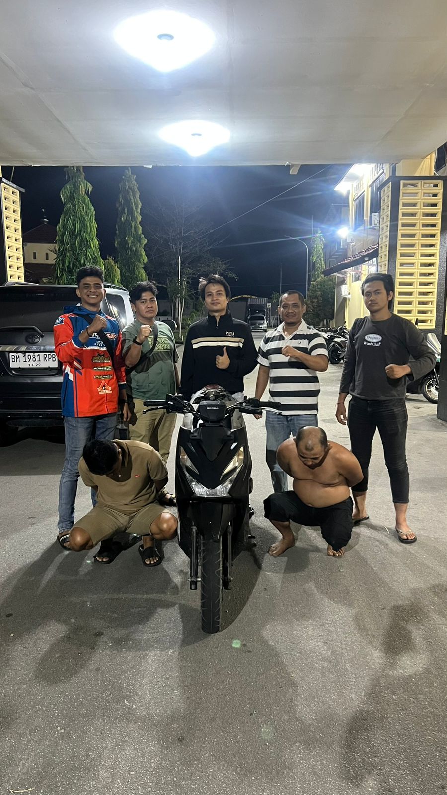 Polres Bengkalis Amankan Pelaku Penggelapan dan Penadahan Sepeda Motor