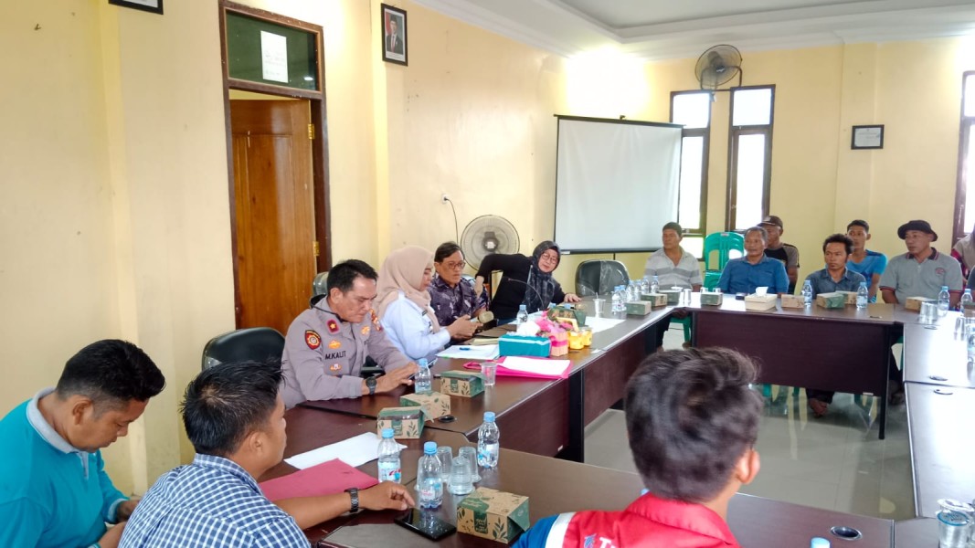 Forkopimcam Kemuning Kawal Proses Ganti Rugi Kepada Masyarakat oleh PT. TGI