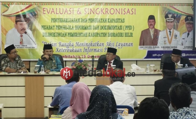 Januari 2020 Seluruh OPD Maksimalkan Keterbukaan Informasi Publik, Ini Kata Bupati Inhil