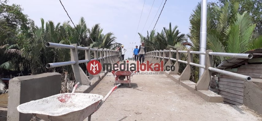 Satgas TMMD ke-106 Sudah Maksimal Dalam Pembangunan Jembatan, Begini Kata Danramil 07/Reteh