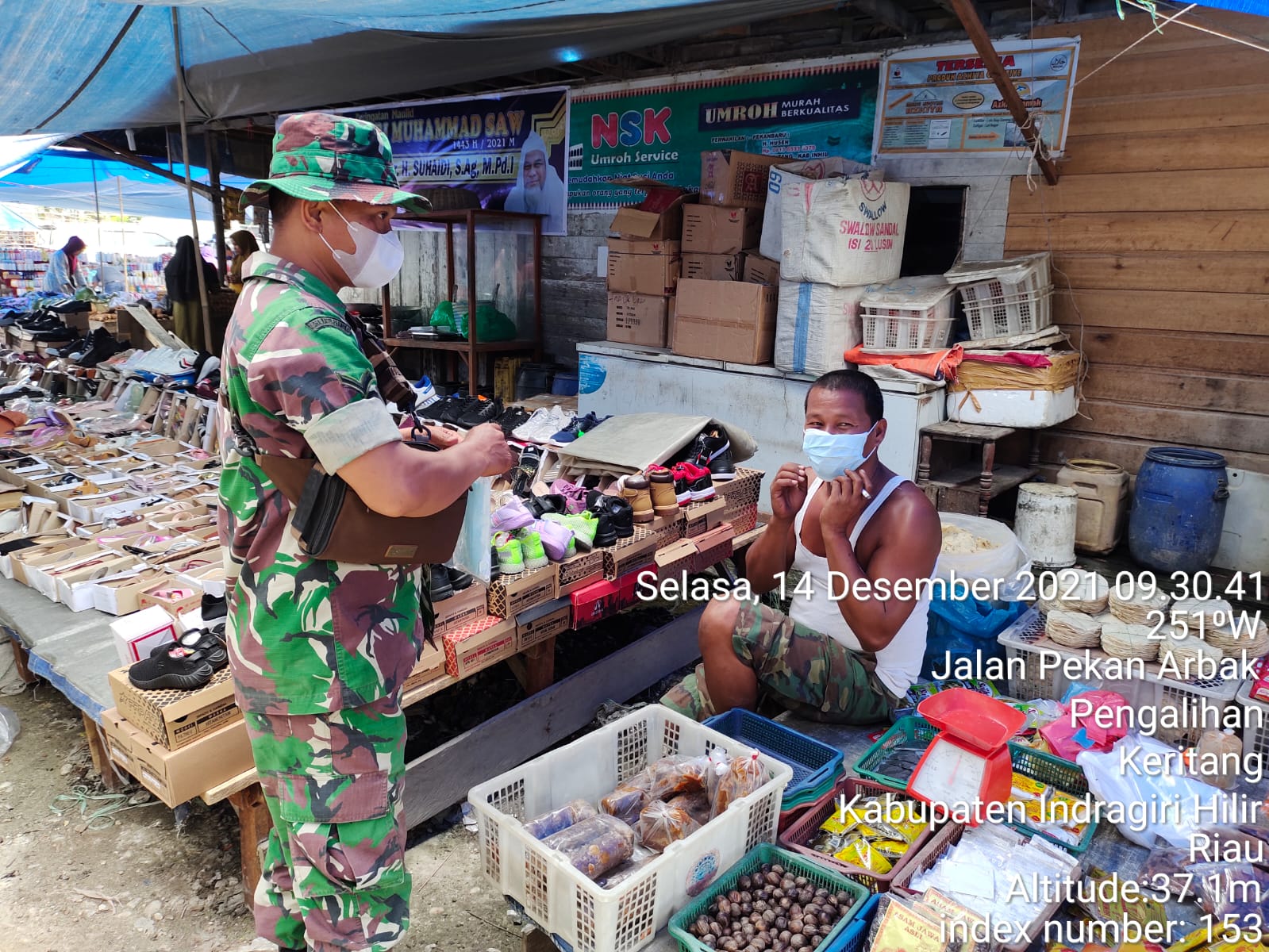 Serda Darmadi Rutin Lakukan Penegakan Protkes Desa