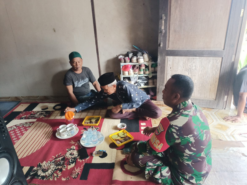 Ciptakan Tali Silaturahmi Bersama Koramil 07/Reteh Dengan Masyarakat di Binaan