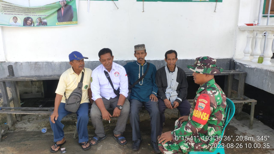 Jalin Keakraban dan Kekompakan, Koramil 10/Pelangiran Terus Jalin Silaturahmi