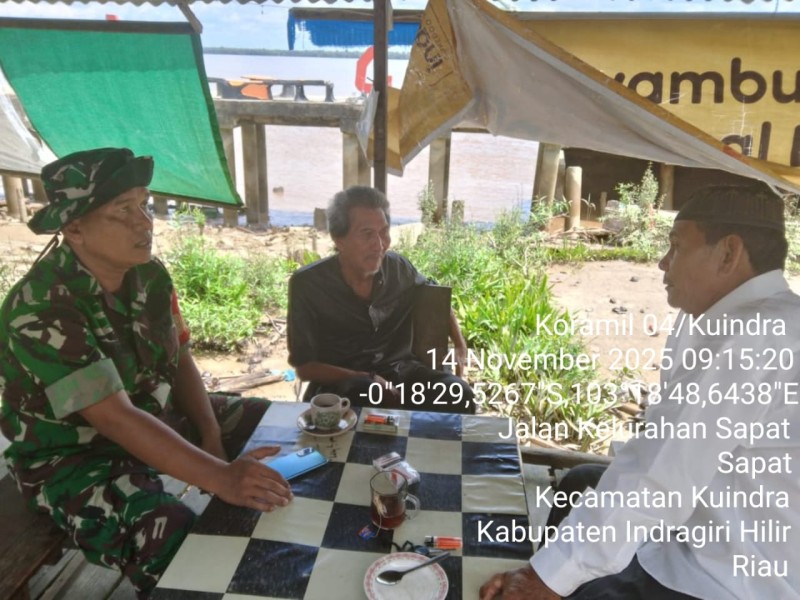 Babinsa Koramil 04/Kdr Jadikan Komsos Sebagai Wadah Silaturahmi dan Kepedulian