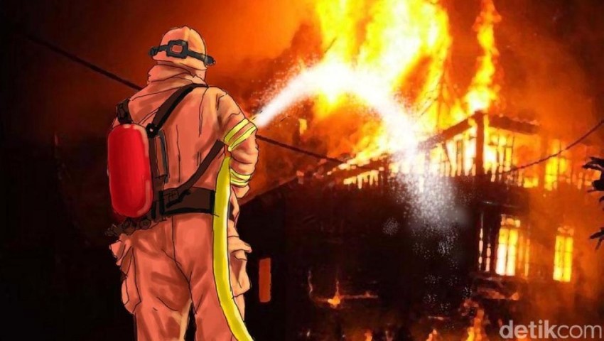Rumah Ketua DPR Kebakaran Karena Korsleting Listrik