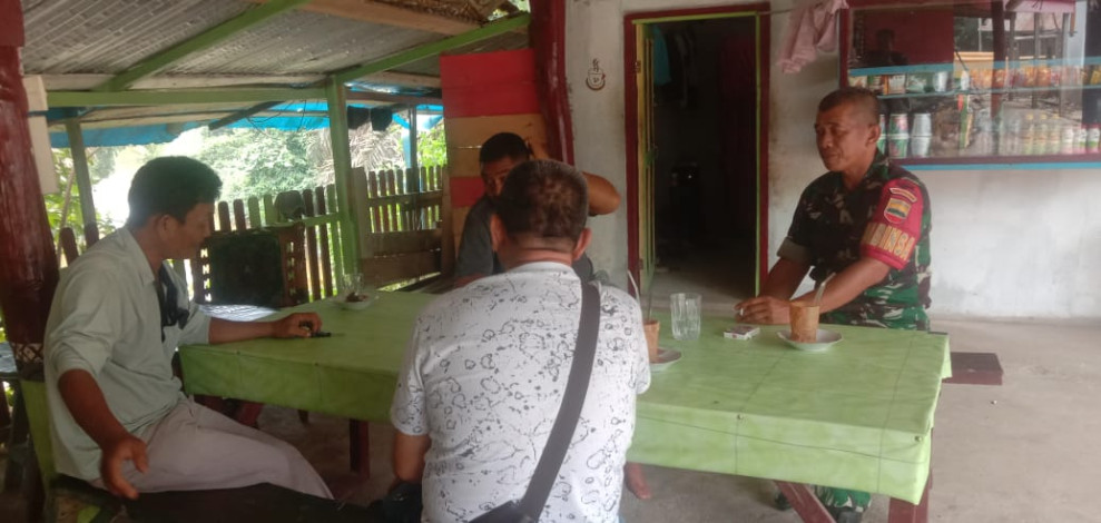 Ciptakan Hubungan Baik, Babinsa Koramil 09/Kmg Jalin Silaturahmi Bersama Tokoh Masyarakat